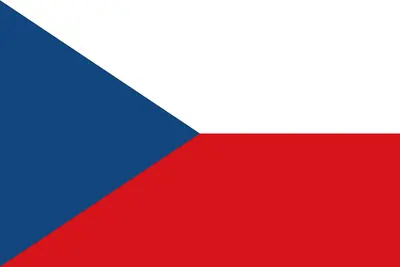 Bandeira da Chéquia PNG fundo transparente - Czech Republic flag transparent background PNG