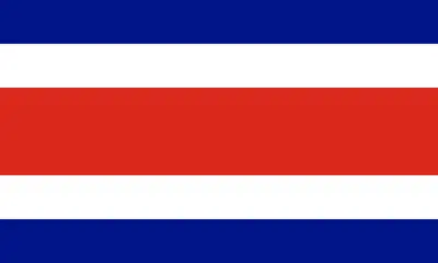 Bandeira da Costa Rica PNG fundo transparente