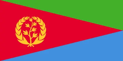 Bandeira da Eritreia PNG fundo transparente