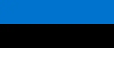 Bandeira da Estônia PNG fundo transparente
