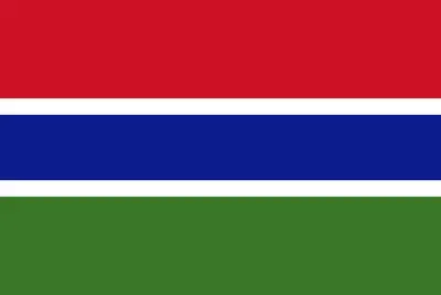 Bandeira da Gâmbia PNG - The Gambia Flag PNG