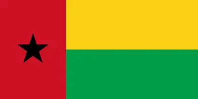 Bandeira da Guiné-Bissau PNG fundo transparente - Guinea-Bissau flag transparent background PNG