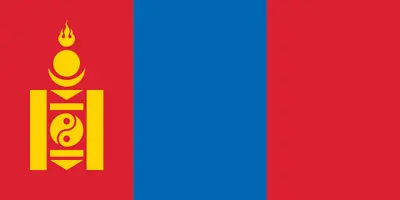 Bandeira da Mongólia PNG fundo transparente - Mongolia flag PNG transparent background