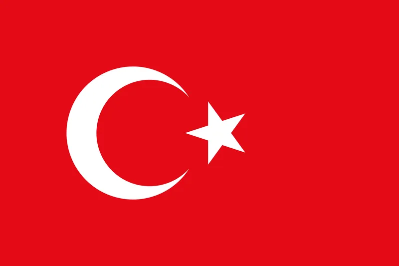 Bandeira da Turquia PNG fundo transparente - Flag of Turkey transparent background PNG