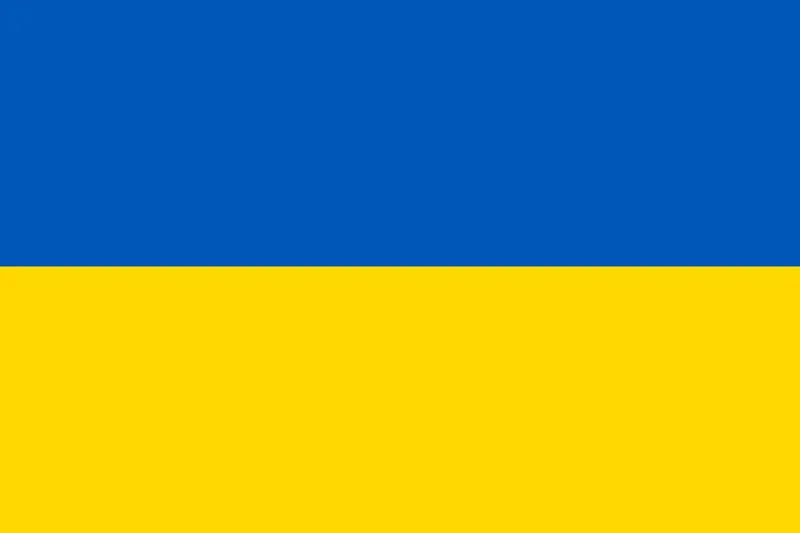 Bandeira da Ucrânia PNG fundo transparente - Ukraine flag transparent background PNG