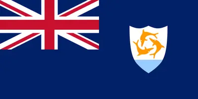 Bandeira de Anguilla PNG fundo transparente