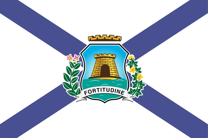 Bandeira de Fortaleza Ceará PNG - Flag of Fortaleza Ceará Brazil PNG