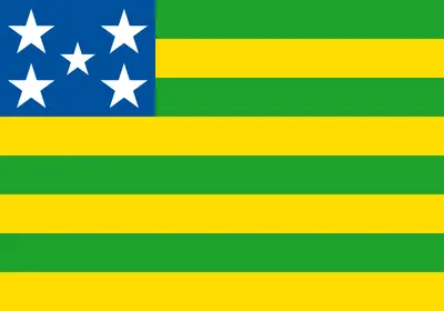 Bandeira de Goiás PNG - Goiás flag PNG