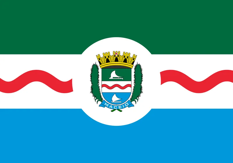 Bandeira de Maceió PNG fundo transparente - Maceió flag transparent background PNG