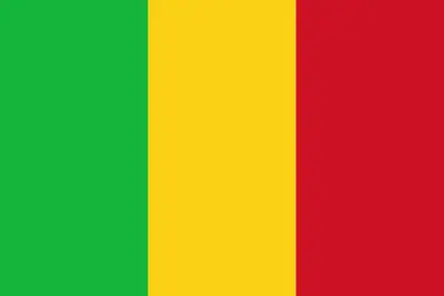 Bandeira de Mali PNG fundo transparente - Mali Flag transparent background PNG