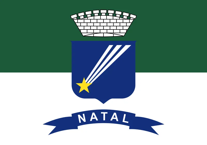 Bandeira de Natal PNG fundo transparente - Natal Flag transparent background PNG