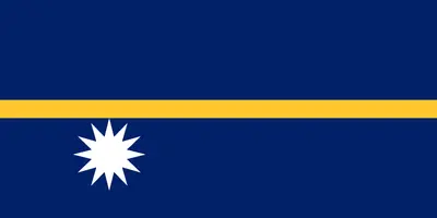 Bandeira de Nauru PNG fundo transparente - Nauru Flag transparent background PNG
