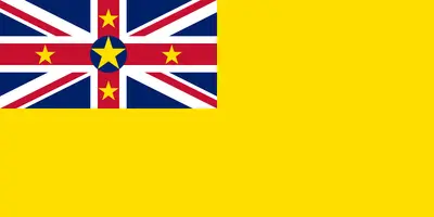 Bandeira de Niue em PNG fundo amarelo - Flag of Niue PNG yellow background