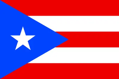 Bandeira de Porto Rico PNG fundo transparente - Flag of Puerto Rico transparent background PNG