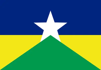 Bandeira de Rondônia PNG fundo transparente - Rondônia Flag transparent background PNG