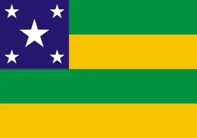 Bandeira de Sergipe PNG fundo transparente - Flag of Sergipe transparent background PNG