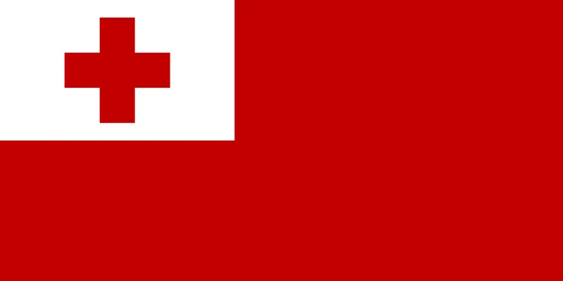 Bandeira de Tonga PNG fundo transparente - Tonga flag transparent background PNG