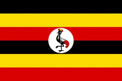 Bandeira de Uganda PNG com fundo transparente - Uganda Flag PNG transparent background