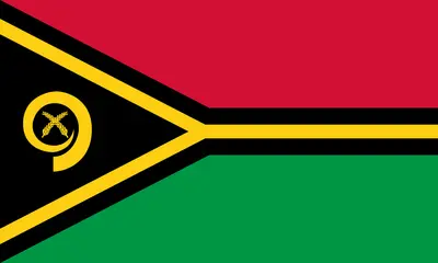 Bandeira de Vanuatu PNG fundo transparente - Flag of Vanuatu transparent background PNG