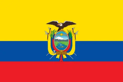 Bandeira do Equador PNG fundo transparente
