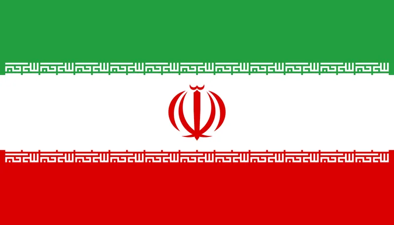 Bandeira do Irã PNG fundo transparente - Flag of Iran transparent background PNG