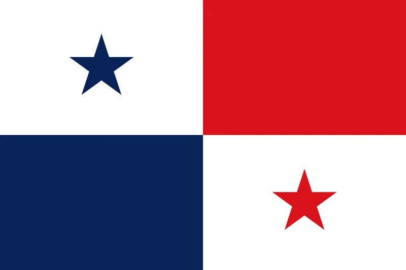 Bandeira do Panamá PNG fundo transparente - Panama flag transparent background PNG