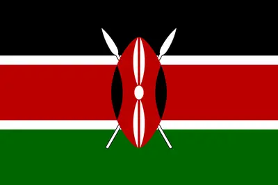 Bandeira do Quênia PNG fundo transparente - Kenya Flag transparent background PNG