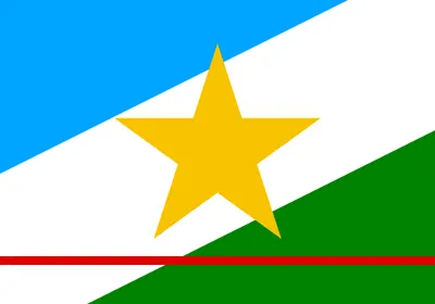 Bandeira de Roraima PNG fundo transparente - Roraima Flag transparent background PNG