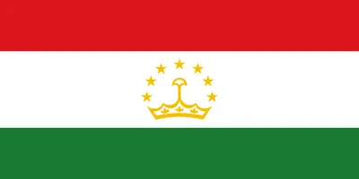 Bandeira do Tajiquistão PNG fundo transparente - Tajikistan Flag transparent background PNG