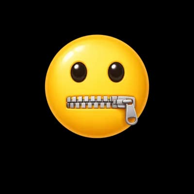 Emoji Zíper na Boca PNG fundo transparente - Emoji Zipper Boca transparent background PNG