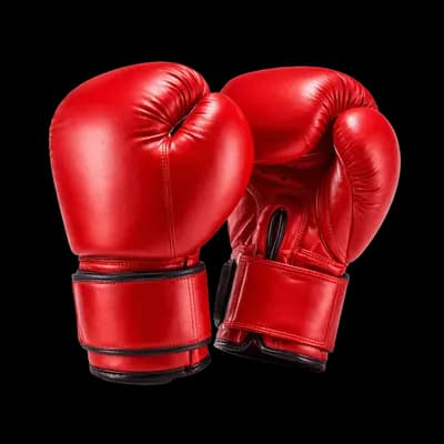 Luvas de Boxe Vermelhas PNG fundo transparente