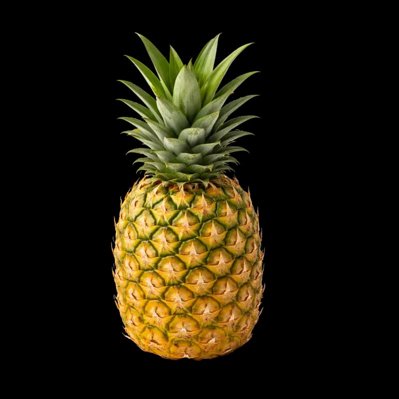Abacaxi fresco e maduro em fundo isolado PNG fundo transparente - Pineapple Fresh Maduro Isolated transparent background