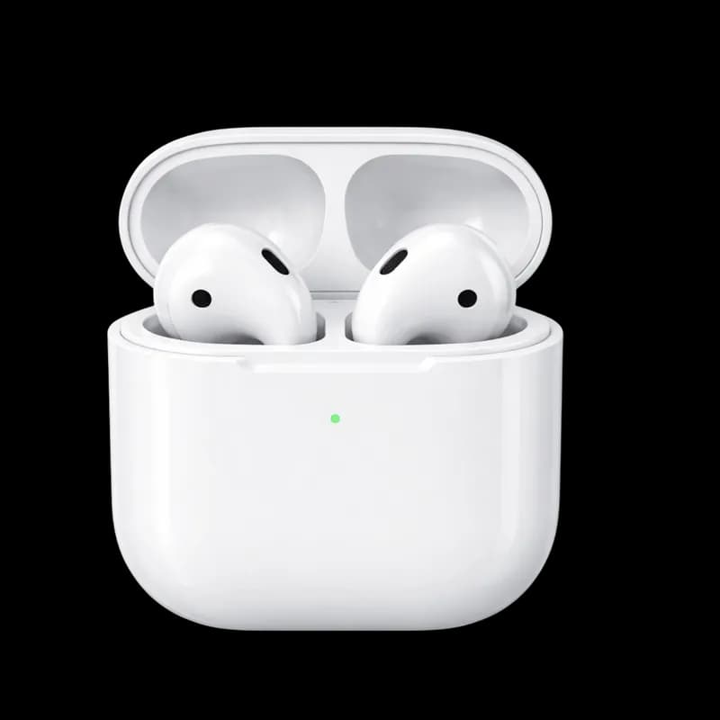 AirPods Pro Brancos com Case de Carregamento PNG fundo transparente - Airpods Pro White Case Carregamento transparent ba