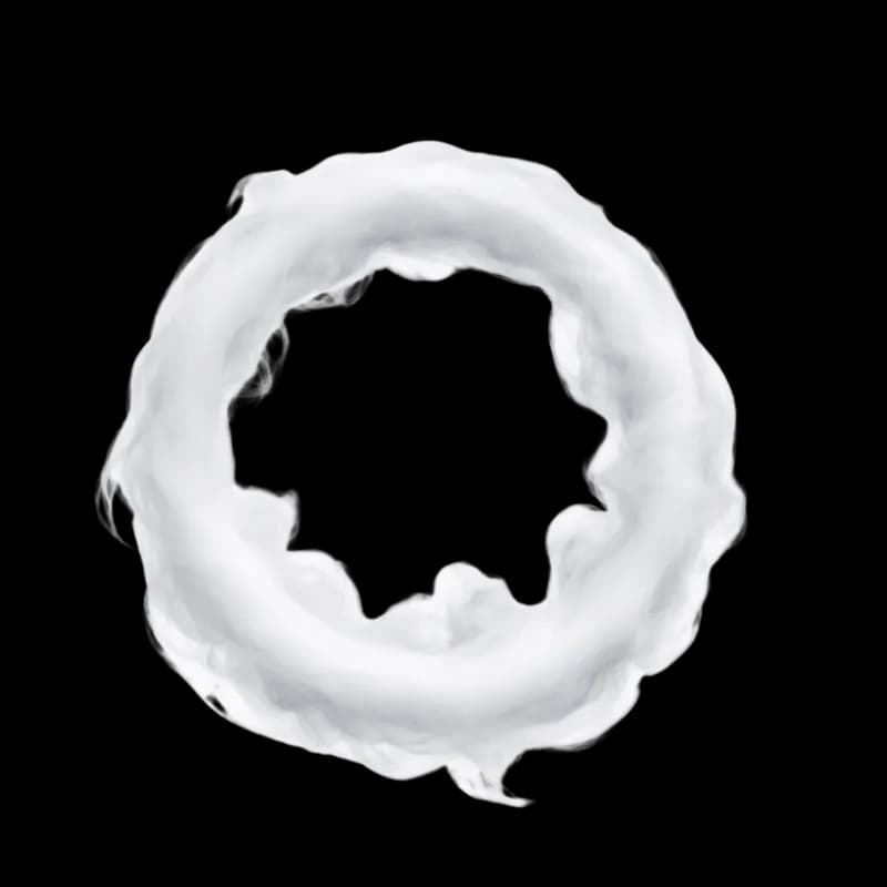 Anel de Nuvem Branca Flutuante PNG fundo transparente - Ring Cloud White Floating transparent background PNG