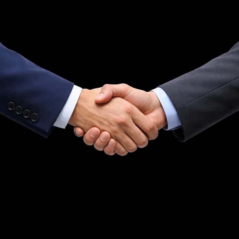 Aperto de mãos entre dois empresários PNG fundo transparente - Handshake Hands Dois Businessmen transparent background P
