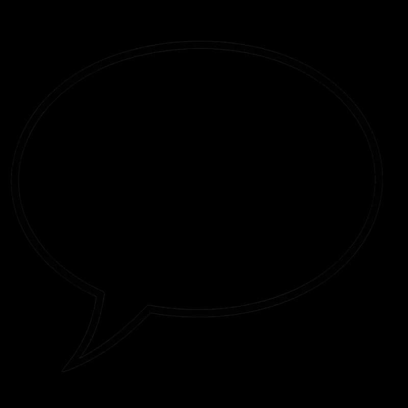 Balão de fala PNG fundo transparente - Speech bubble PNG transparent background