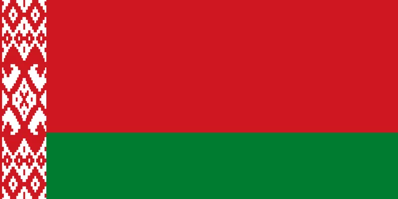 Bandeira da Bielorrússia PNG fundo transparente
