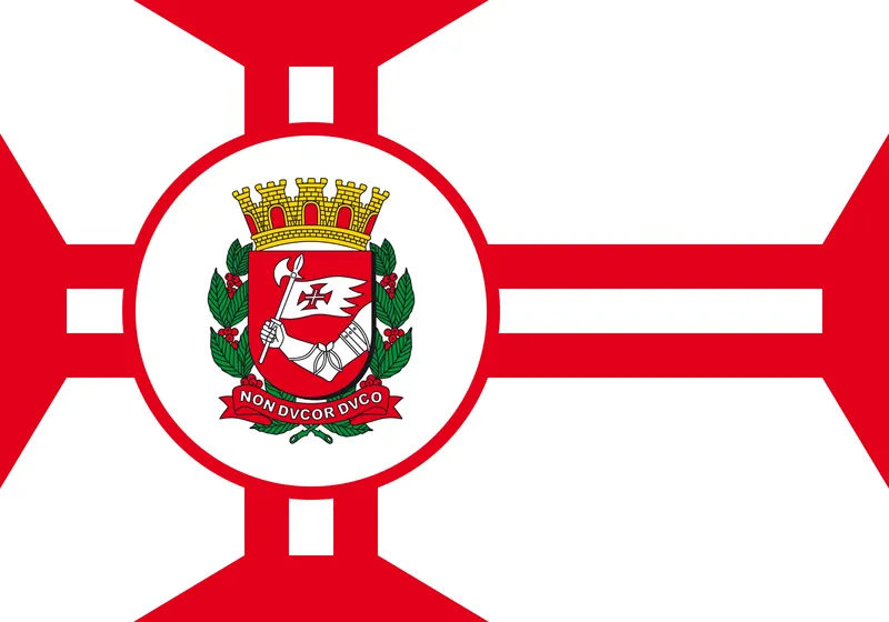 Bandeira da Cidade de São Paulo PNG - Flag of the City of São Paulo PNG