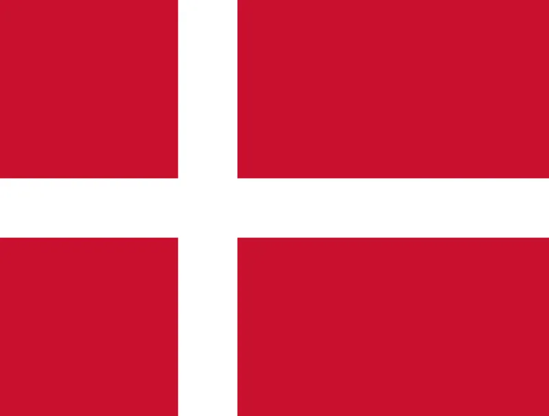 Bandeira da Dinamarca PNG PNG fundo transparente