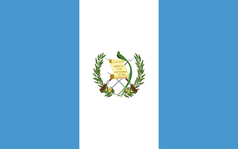 Bandeira da Guatemala PNG fundo transparente - Flag of Guatemala transparent background PNG
