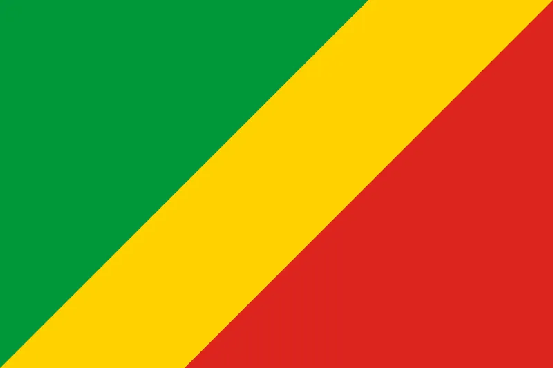 Bandeira da República do Congo - Flag of the Republic of the Congo