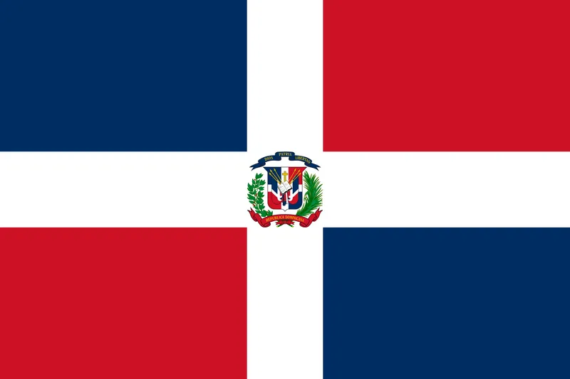 Bandeira da República Dominicana - Dominican Republic Flag