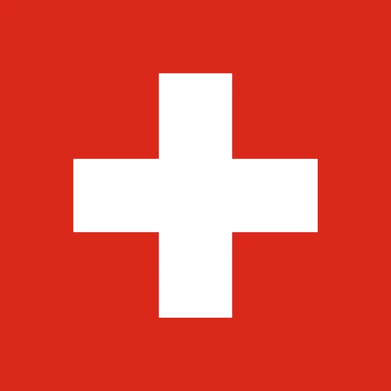 Bandeira da Suíça PNG fundo transparente - Switzerland flag transparent background PNG
