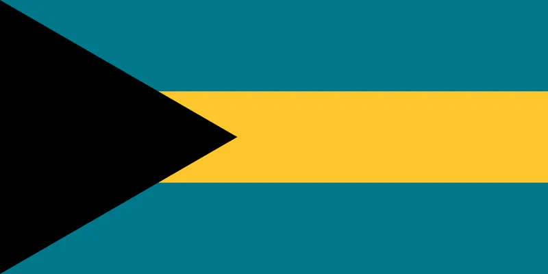 Bandeira das Bahamas PNG fundo transparente - The Bahamas Flag PNG transparent background