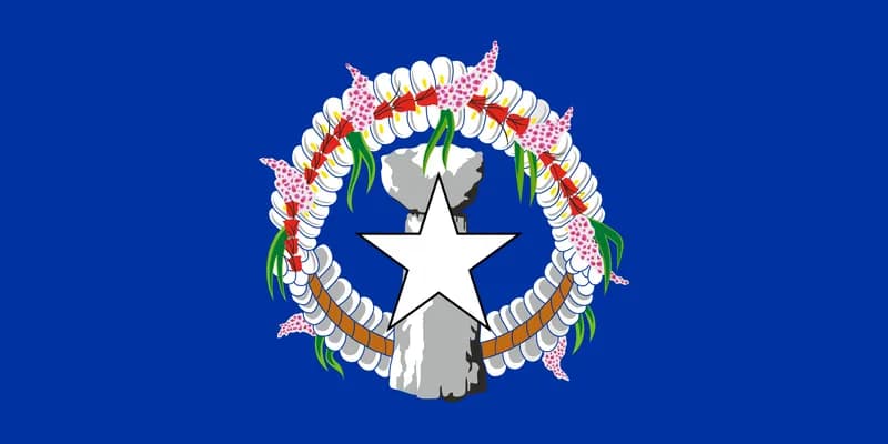 Bandeira das Ilhas Marianas do Norte PNG - Flag of Northern Mariana Islands PNG