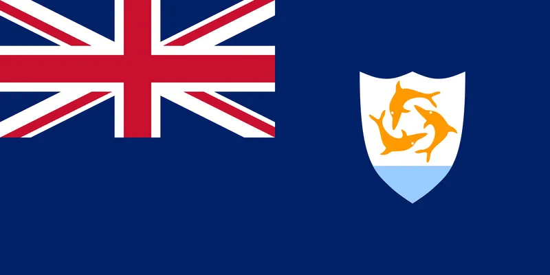 Bandeira de Anguilla PNG fundo transparente