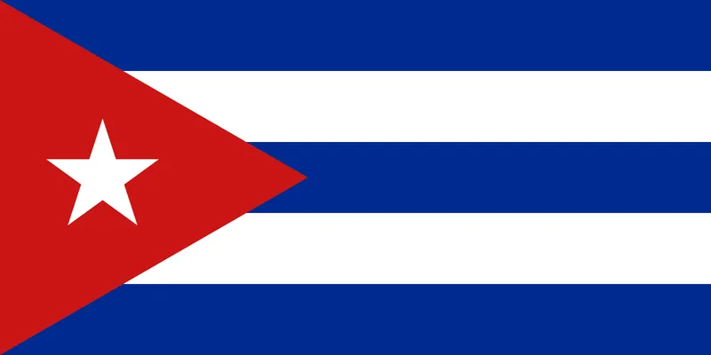 Bandeira de Cuba PNG fundo transparente