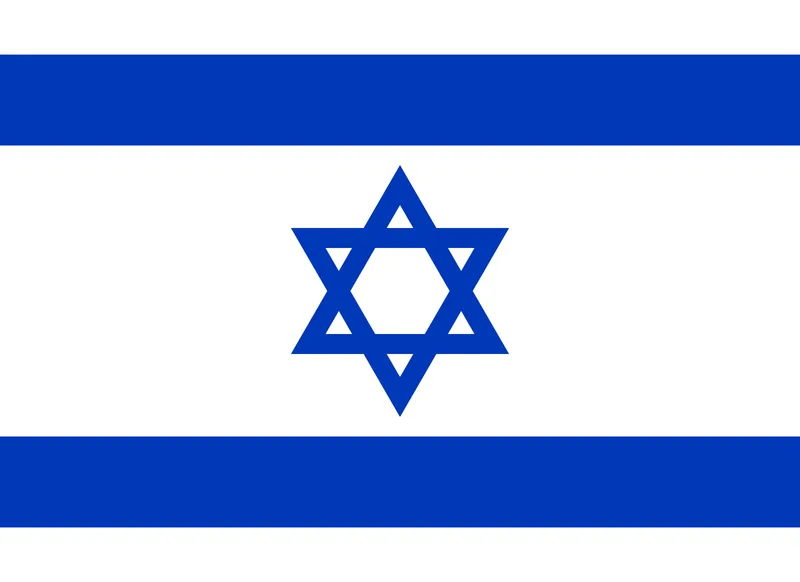 Bandeira de Israel PNG fundo transparente - Flag of Israel transparent background PNG