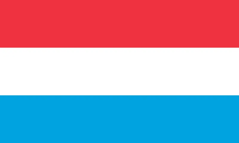 Bandeira de Luxemburgo PNG fundo transparente - Flag of Luxembourg transparent background PNG