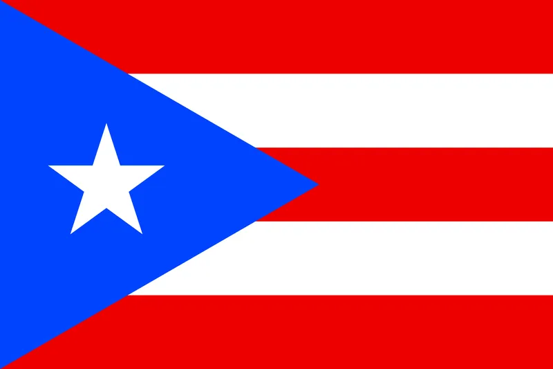 Bandeira de Porto Rico PNG fundo transparente - Flag of Puerto Rico transparent background PNG
